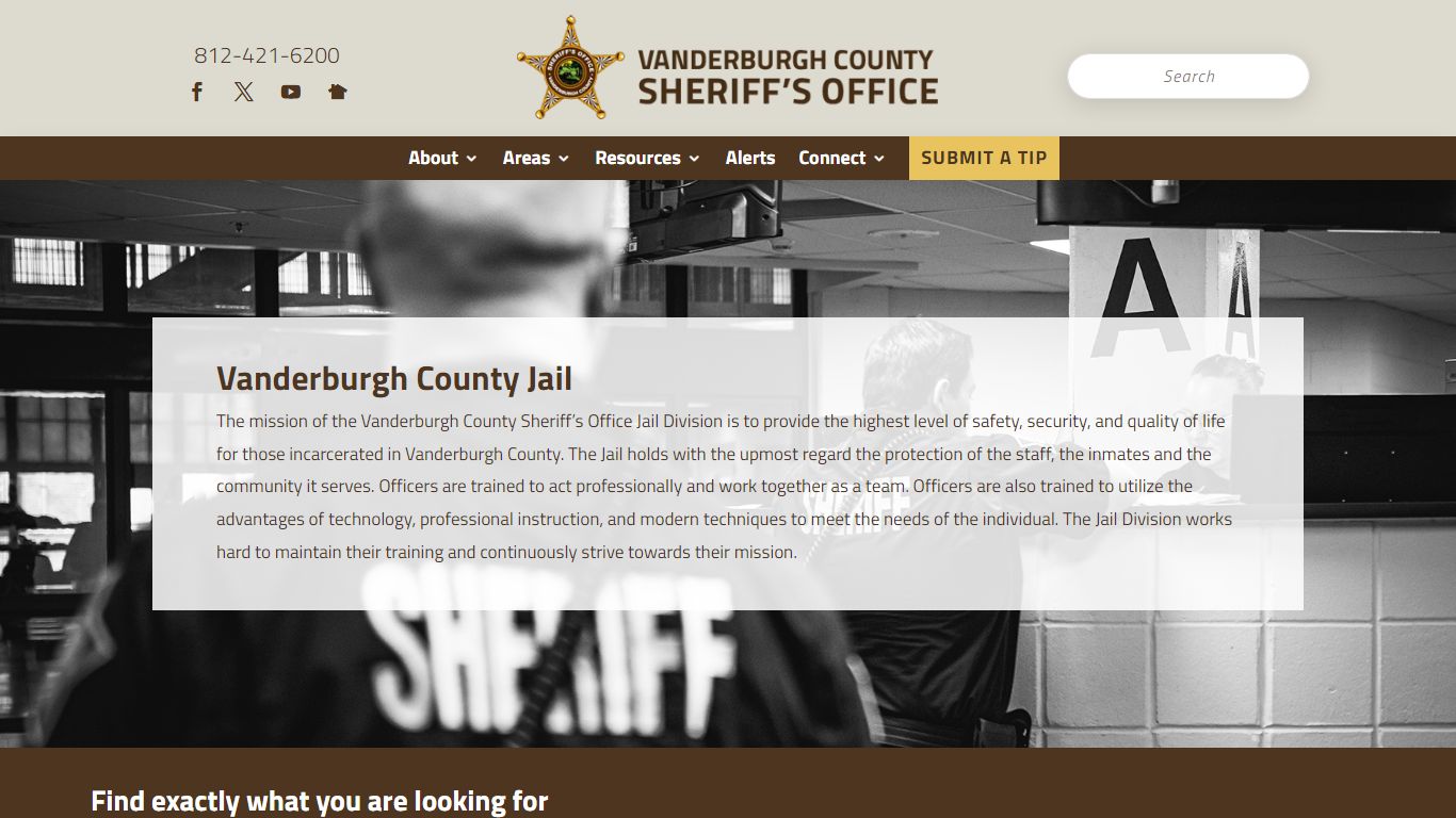 Vanderburgh County Jail - Vanderburgh County Sheriff's Office